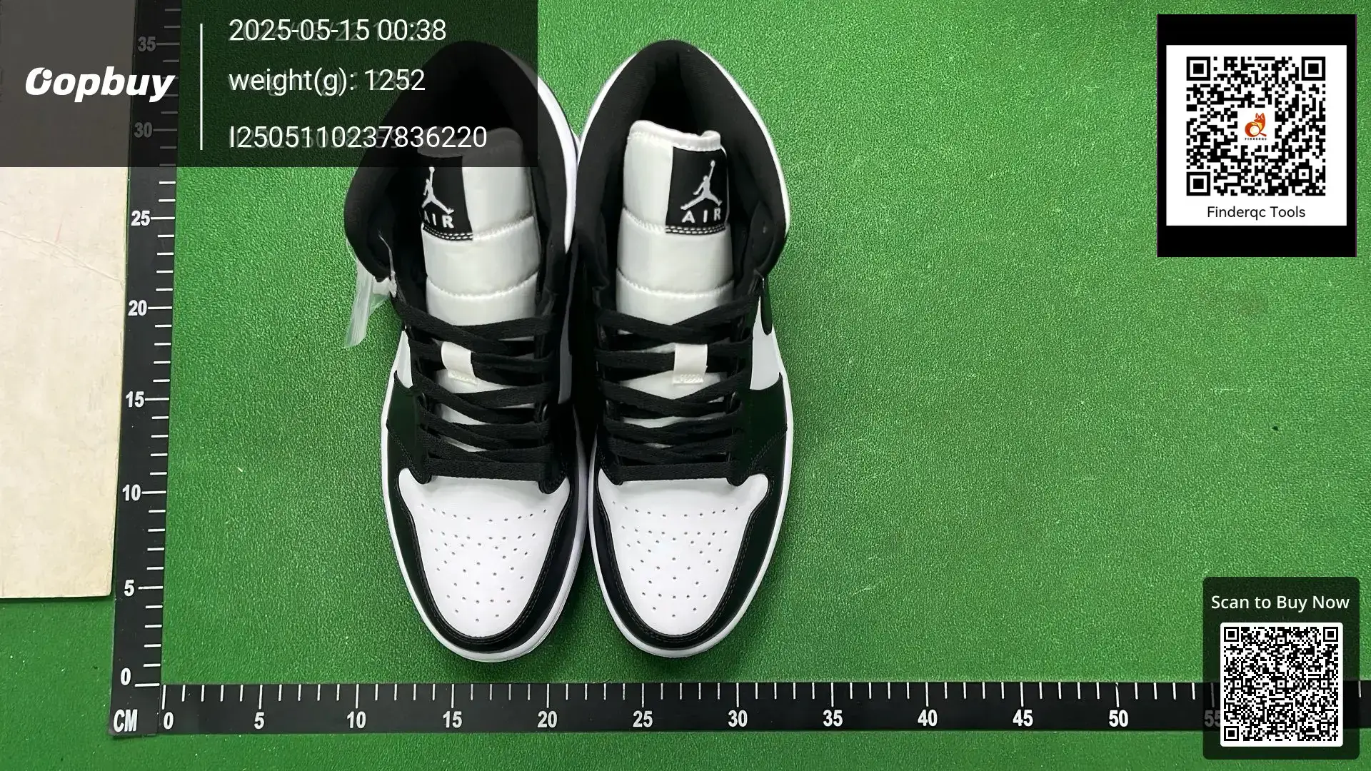 Air Jordan 1 Mid Black White Basketball Shoes