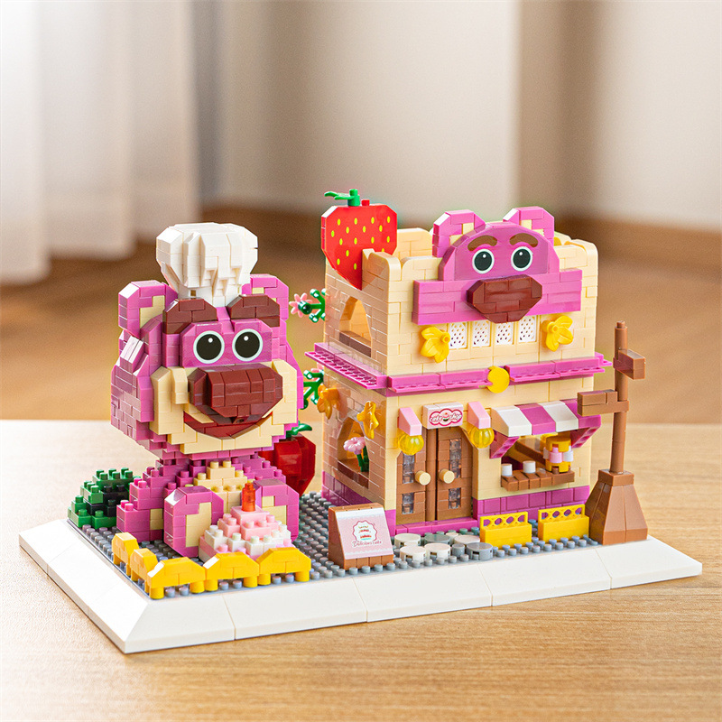 Building Blocks Compatible Lego Cartoon Doll Creative Pen Cage Adult Ornaments Children's Educational Assembled Gift Toys Wholesale