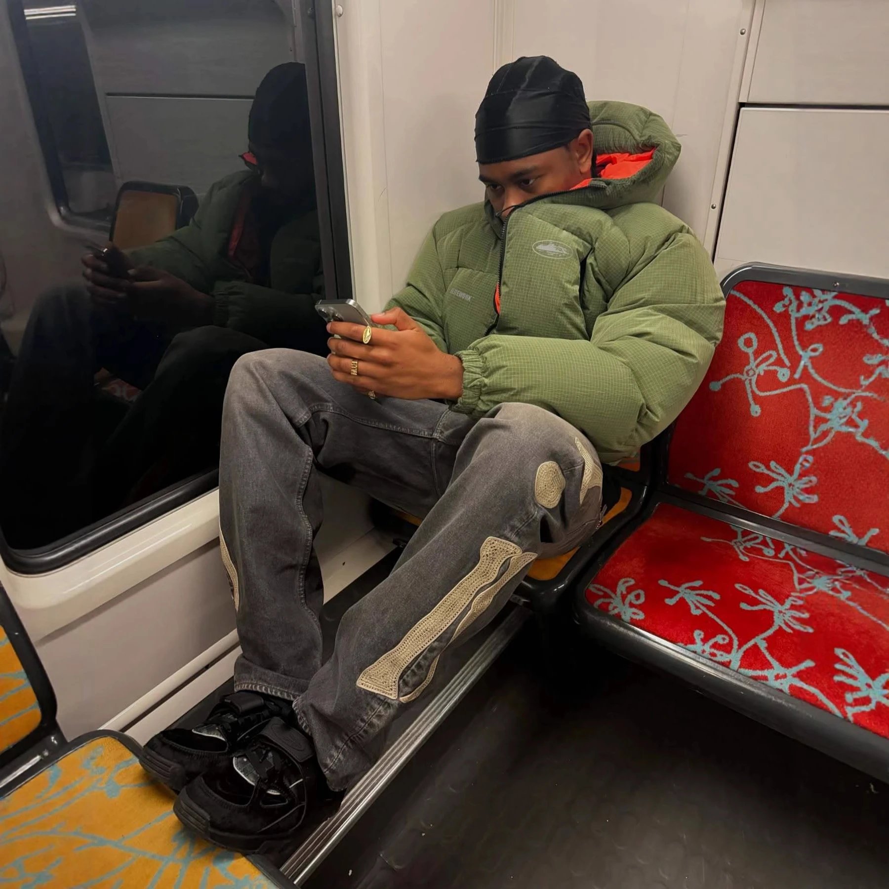 高版本Corteiz美式街头嘻哈连帽羽绒服男2026新款潮冬季加厚外套
