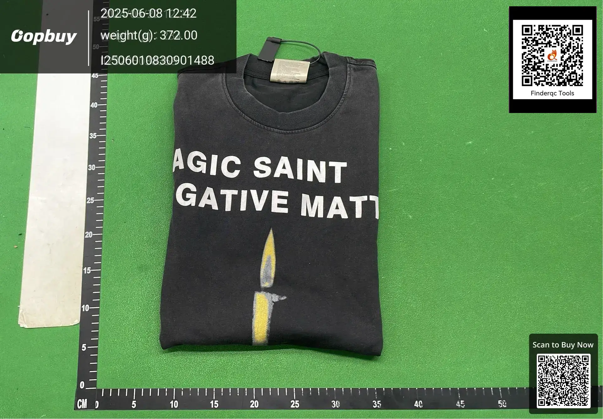 2025 early spring new S.M love letter pattern printing washed old T-shirt men and women with a batch of hair