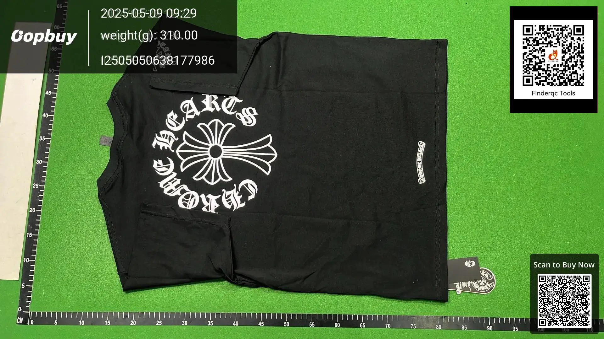 24SS Letter Collar Letter Large Long Cross Flower Arm Short Sleeve T-Shirt Cross Border Exclusive