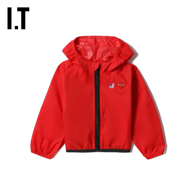 It Cdg Play Comme Des Garcons Kawasaki Pauling Children's Clothing Hooded Zipper jacket Outwear