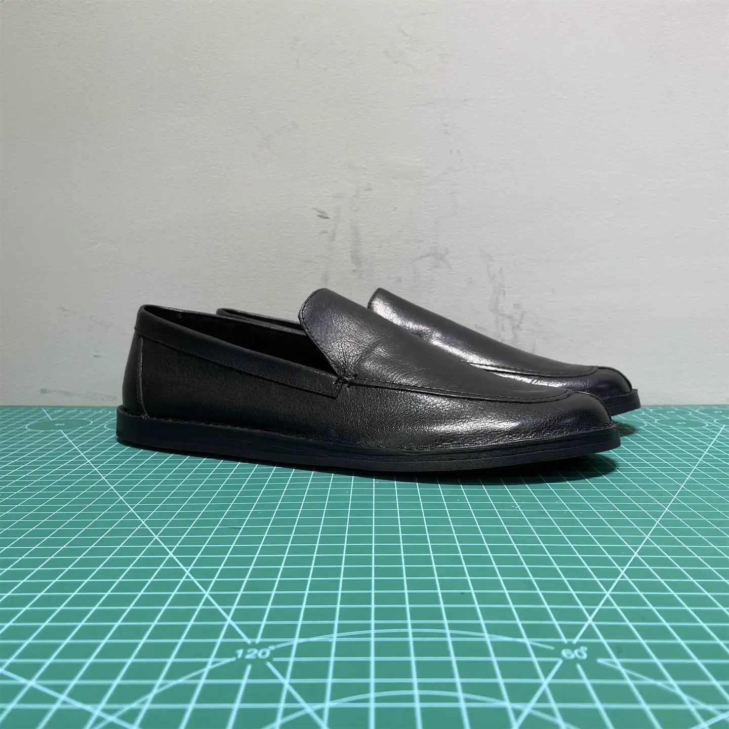 【Nine Elders】Tr68-1 Men's Black Calfskin Leather Loafers Casual Shoes