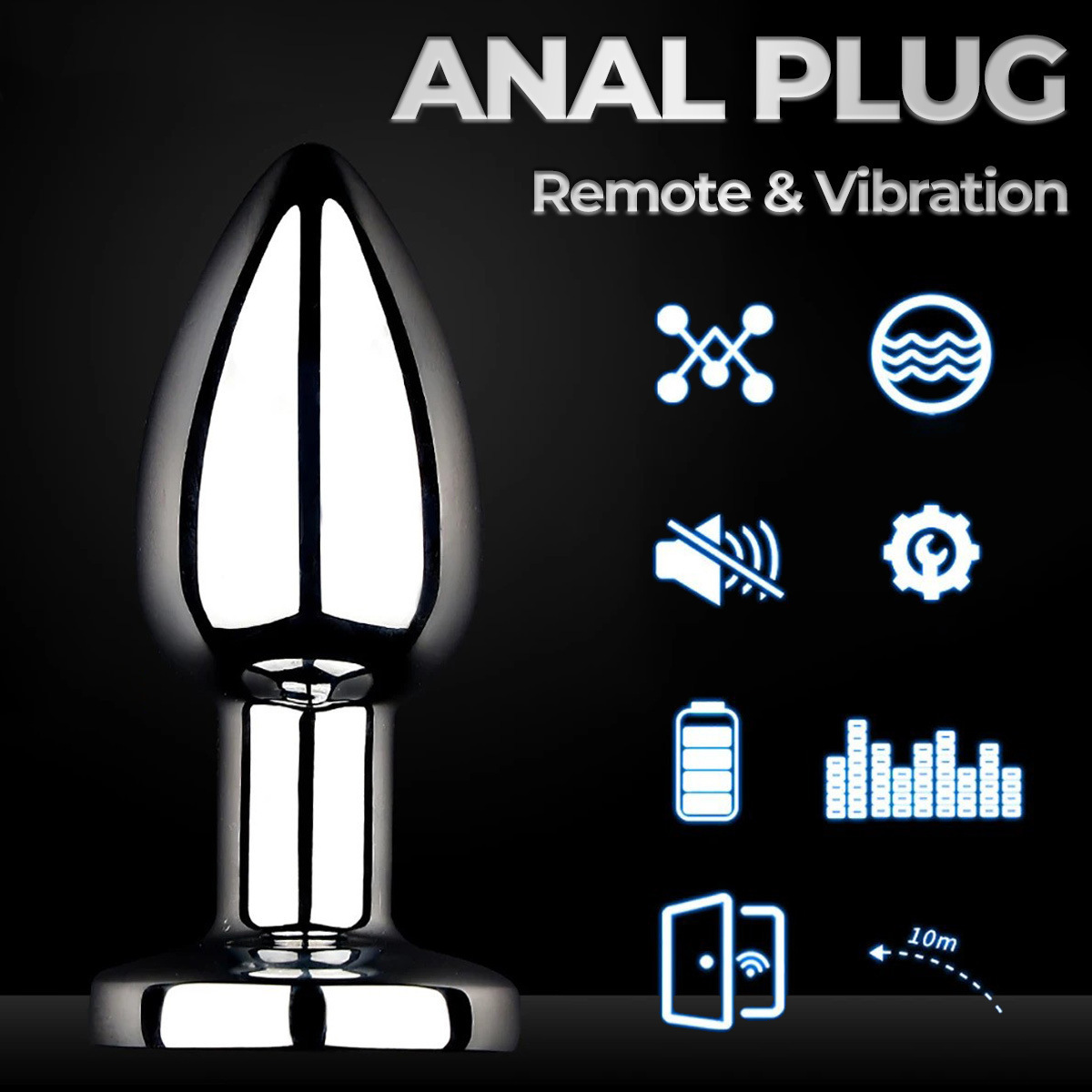 Amazon's New Remote Control Anal Plug Vibrator Silicone Prostate Massage Vibrator Sexy Backcourt Masturbation Device