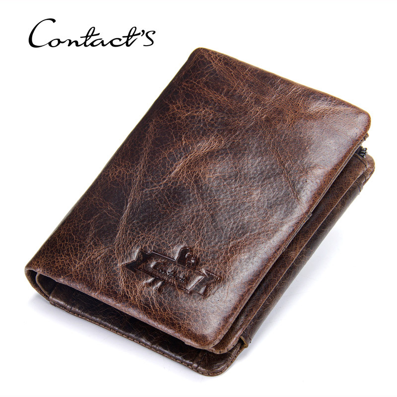 Black Angel Factory Supply Large Capacity Casual Top Layer Cowhide Men's Wallet Fashion 30% Fold Leather Men's Bag in Stock