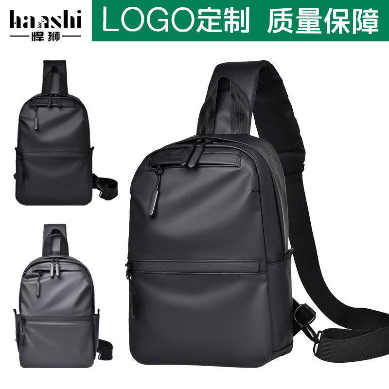 Fashion Men's Chest Bag High-end Sense Lightweight Waterproof Shoulder Bag Casual Travel Women's Crossbody Bag Chaozhou Handicap Chest Bag