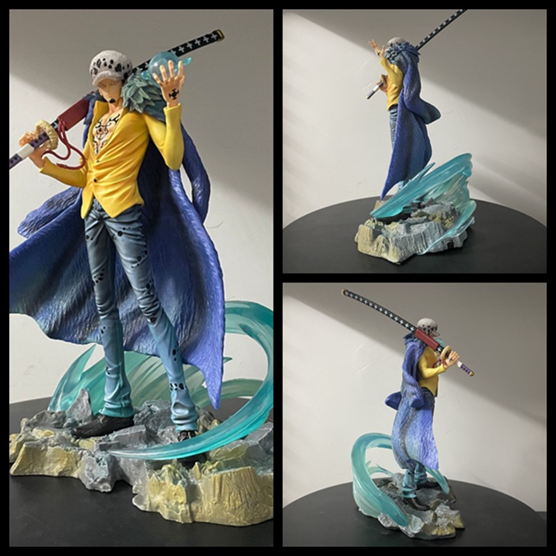 One Piece as Trafalgar Law Little Law Battle Suit Standing Pose Scene Gk Statue Figurine Model Display Piece