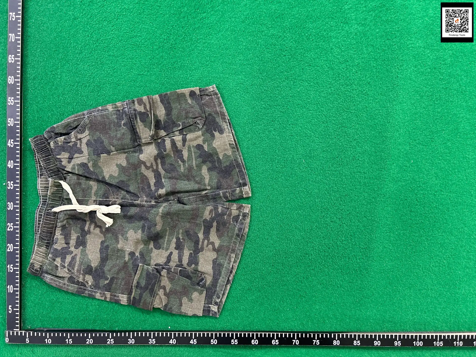 Boyue American retro Camouflage Denim shorts Men Summer High Street Hiphop Trendy Straight-leg Cargo Pants