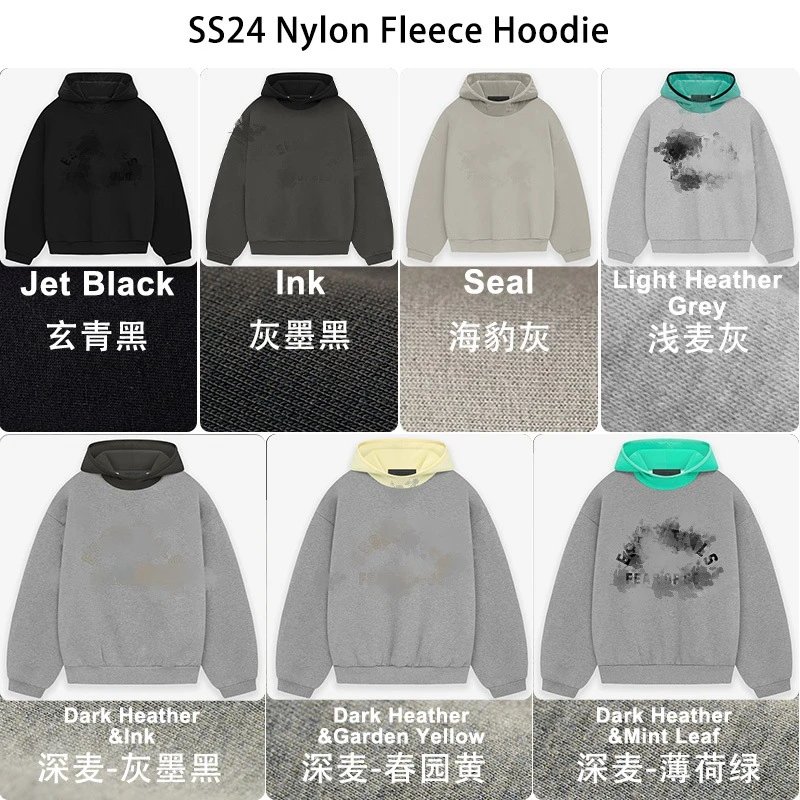 GPZ24SS  NFHoodie  24春 尼龙帽衫