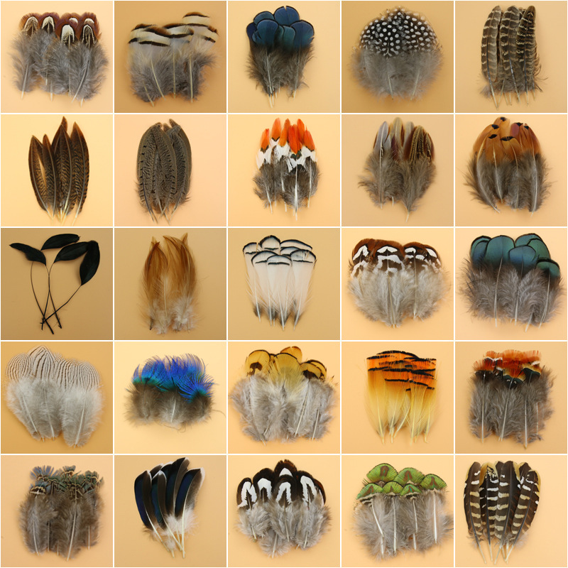 diy Accessories Feather Decoration Headwear Corsage Hat Shoes Handmade Crafts Decoration Early Childhood Education