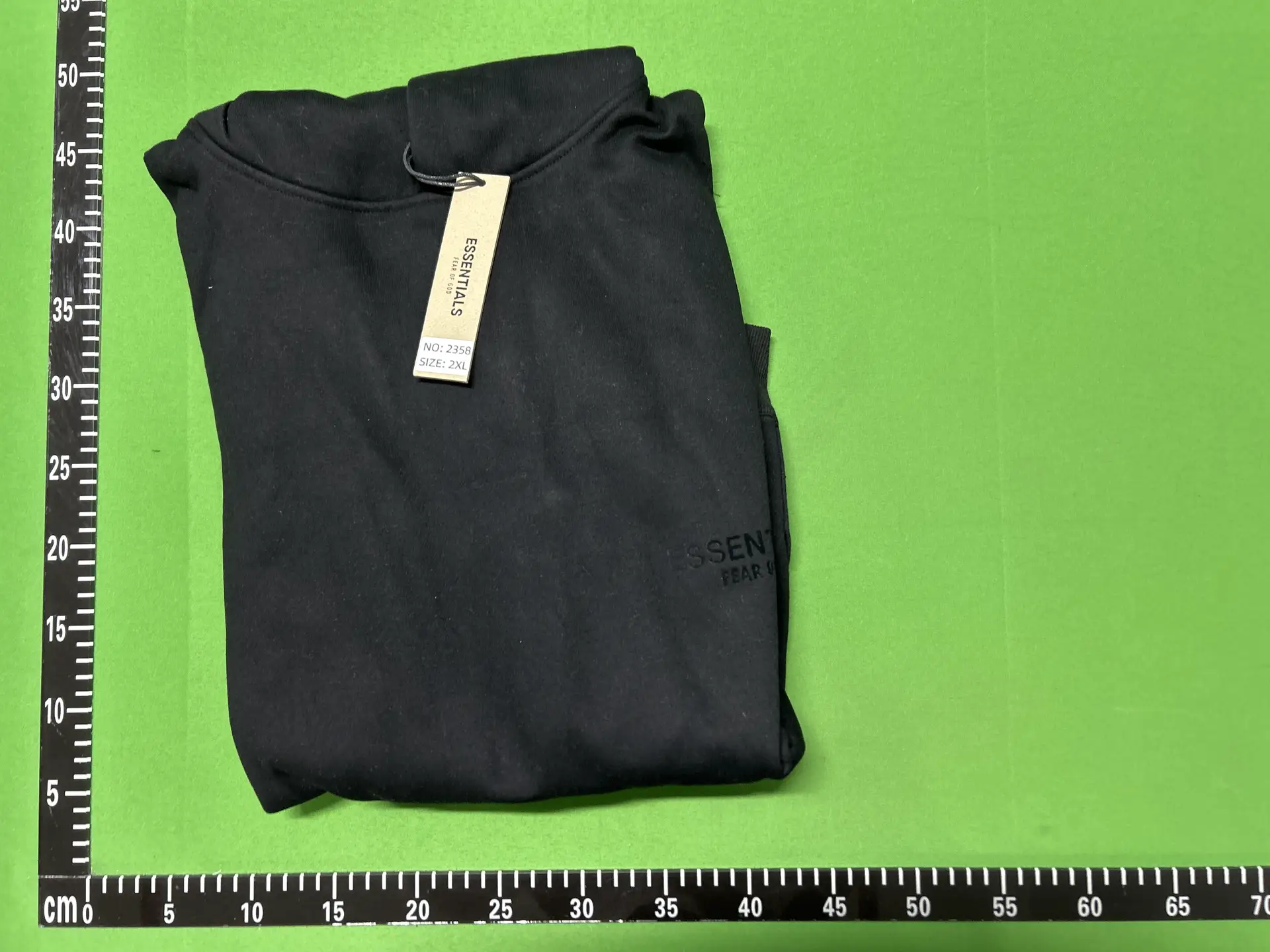 Fear of God Essentials Hoodie Black