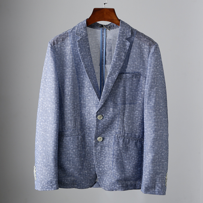 Withdraw the cabinet! Summer Sunscreen Suit Men's Fashion Casual Single West Jacket Men's Thin Youth Small Suit 303601