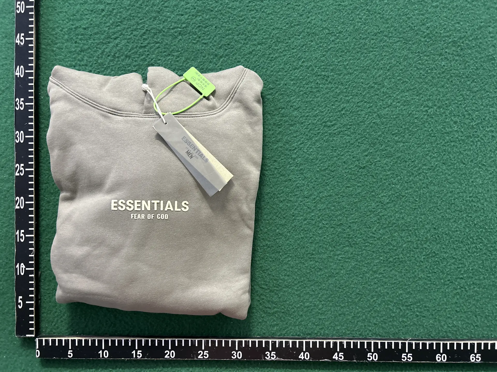 Fog Multi-Line Essentials Flocked Printed American High Street Loose Casual Autumn and Winter Couple Hooded Sweatshirt Ins