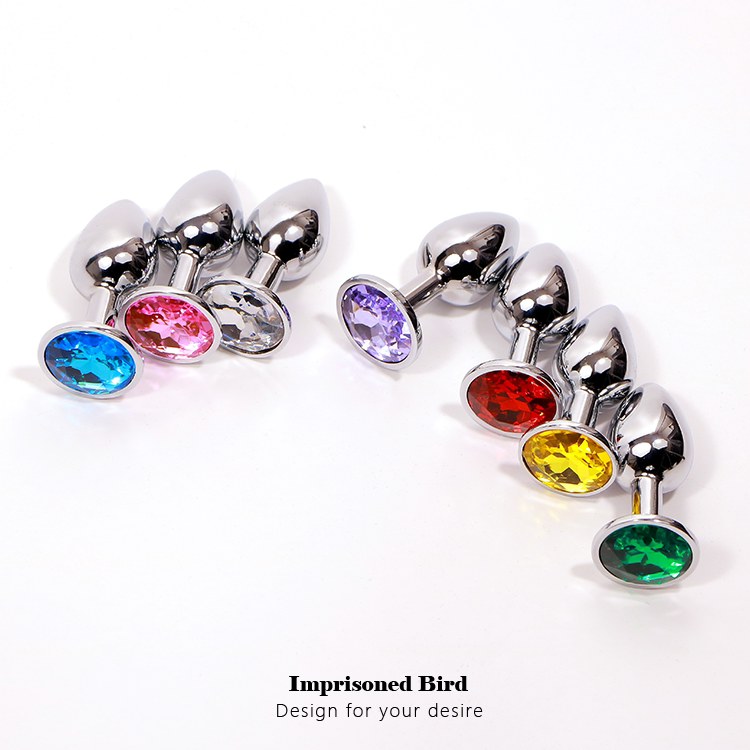 Adult Erotic Metal Anal Plug for Men and Women, Sm Outdoor Wearable Sex Toys, Dilator, Flirting Sex Toys