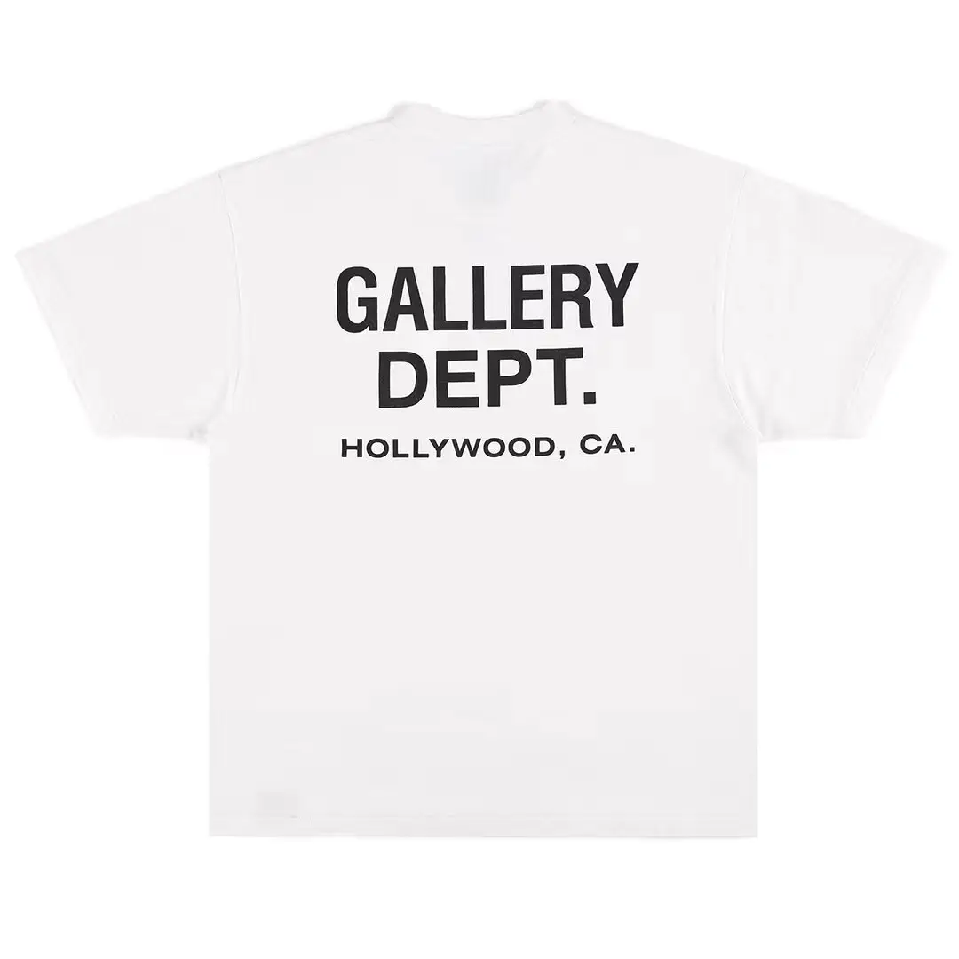 GALLERY DEPT.Souvenir Vintage Tee Hollywood letters washed short sleeve tide men and women