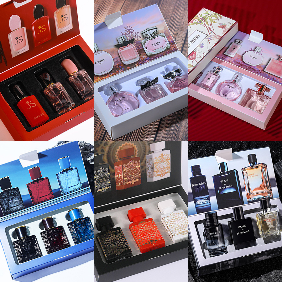 Cross-Border Perfume Set, High-End, Long-Lasting Fragrance, Vietnamese Women's Perfume Gift Box, Men's Cologne Wholesale