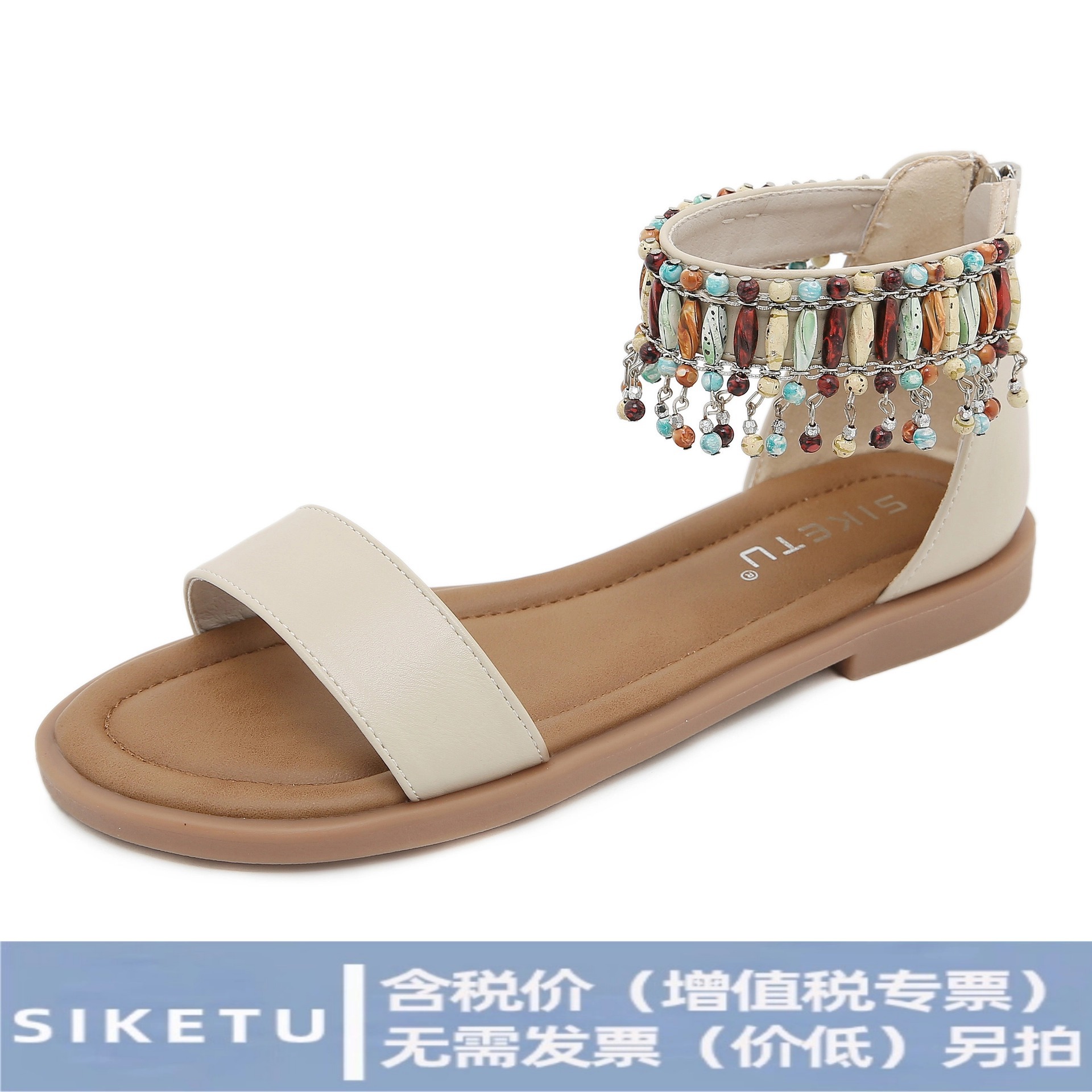 (Special Offer, No Restock after Sold Out) K9001-15 European and American New Style 2025 Spring/Summer Ethnic Style Sandals for Women