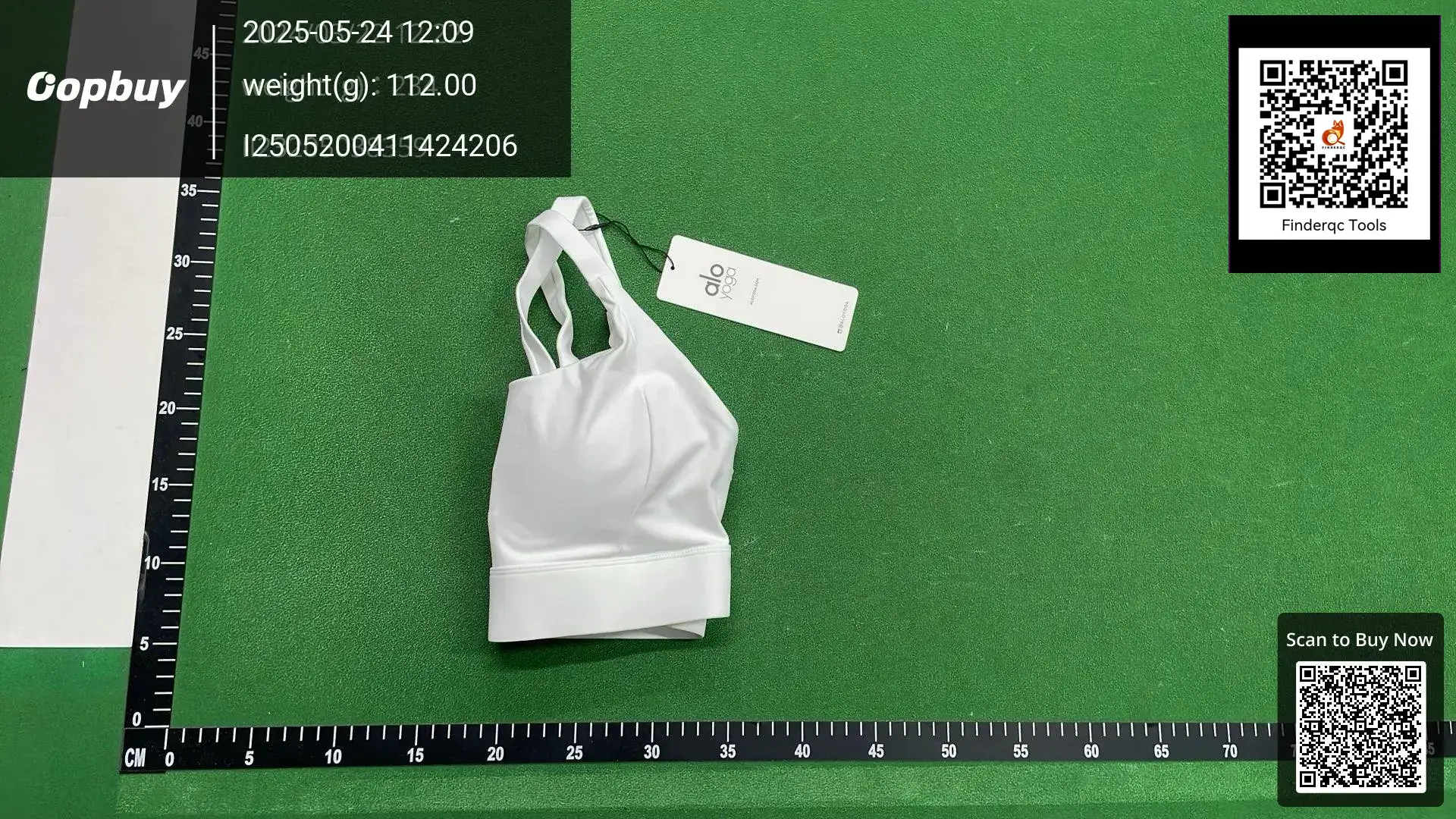 alo Yoga Bra White