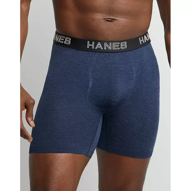 American Single Export Men's Underwear Sports Boxer Shorts Flat-Leg Shorts High Elasticity Anti-Odor Antibacterial Integrated Knit