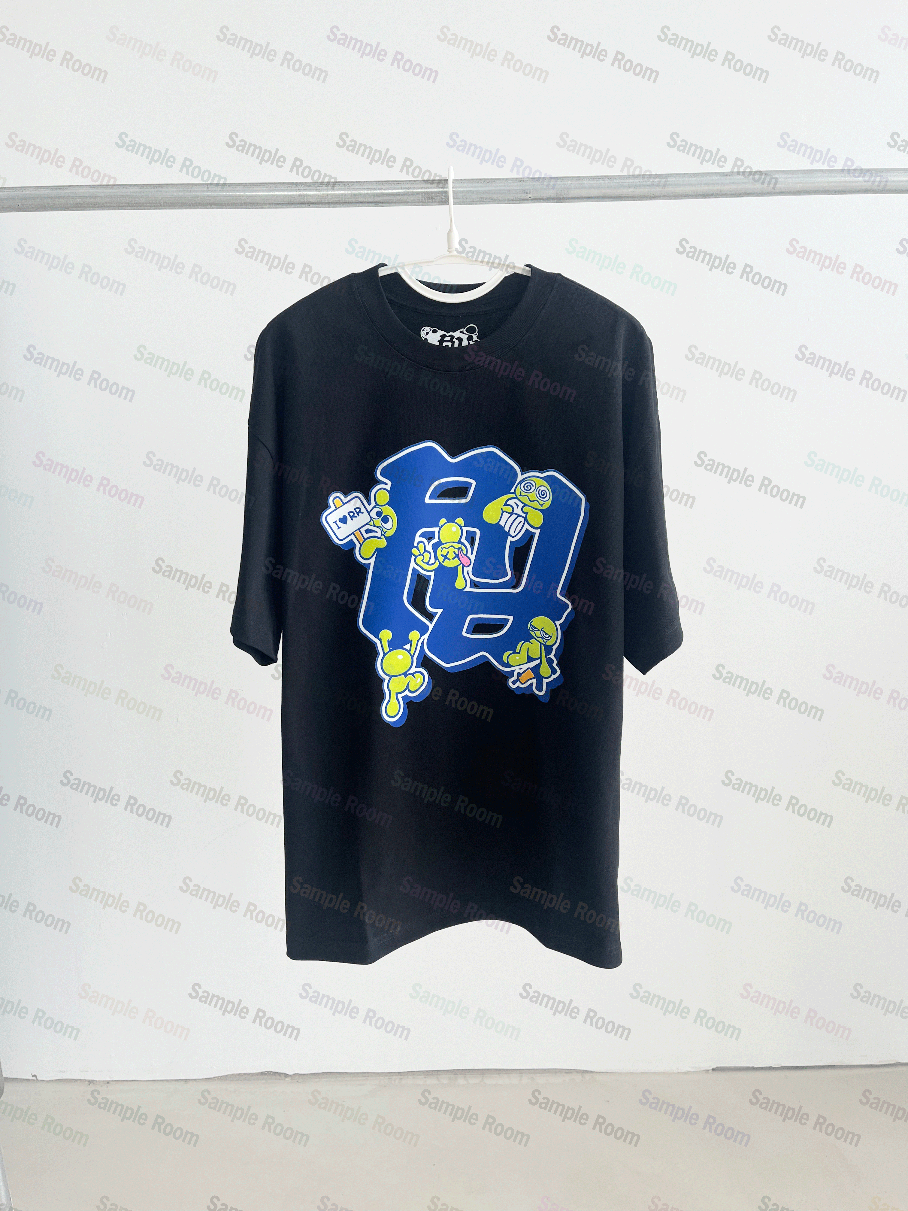 Streetwear Kankan Really Rich Frog Wide Threaded Small Neckline T-Shirt