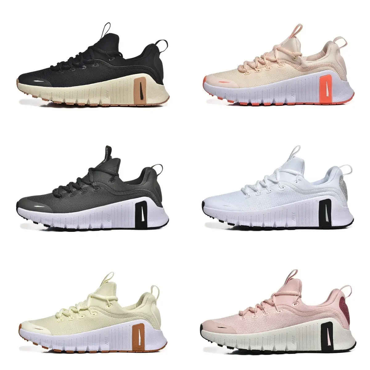 Putian shoes FREE METCON 6 generation men and women simple breathable lightweight soft sole cushioning outdoor sports running shoes