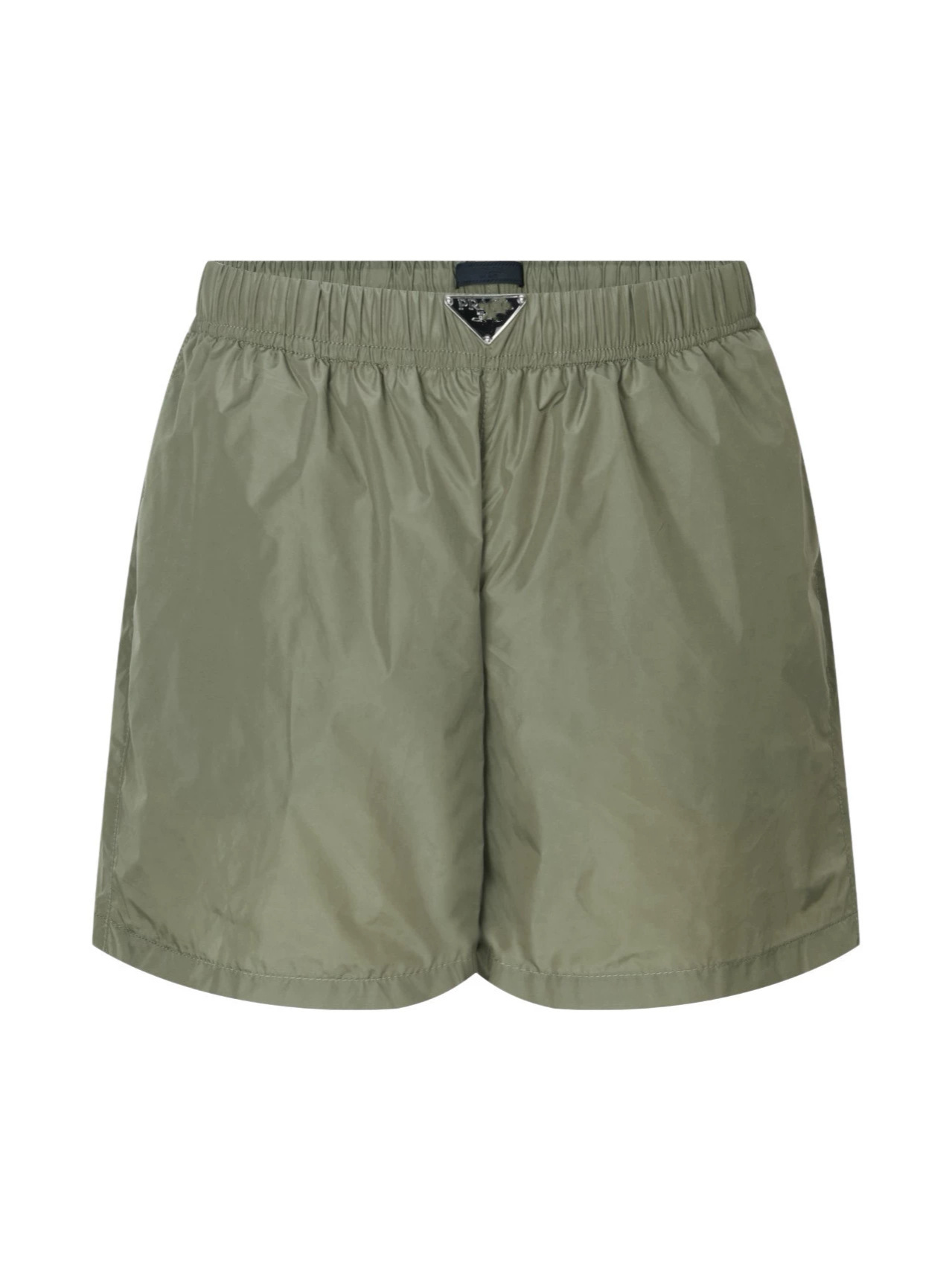 High-Quality Milan P Brand Triangle Logo Nylon Quick-Dry Sports Shorts, Versatile Lightweight Casual Beach Shorts for Summer Foto QC de 1688 na Qualit.ly