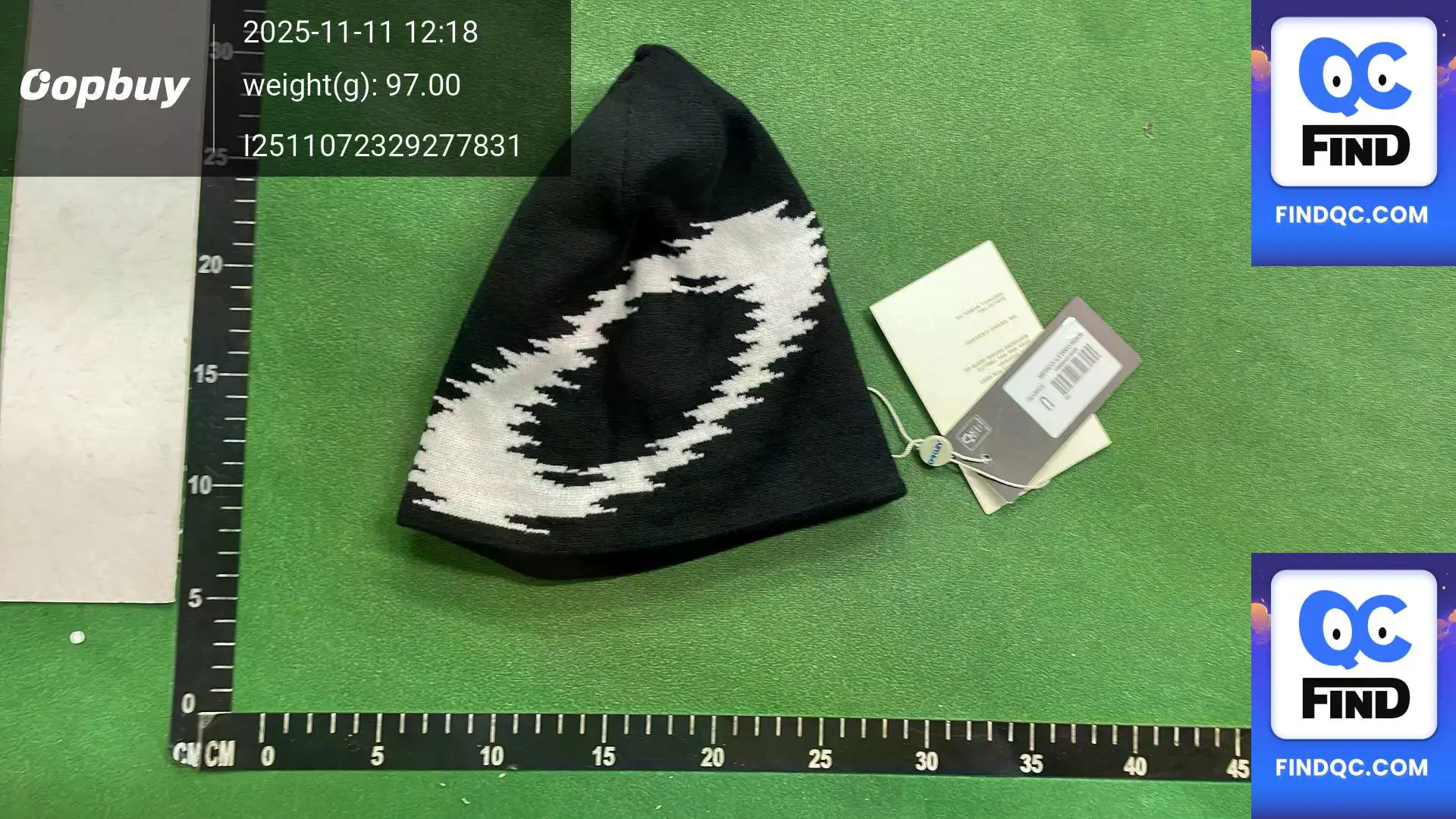 Unique Oak x Pie Joint Jacquard Embroidery Cold Hat Knitted Hat Warm Men and Women Couple Autumn/Winter Hat