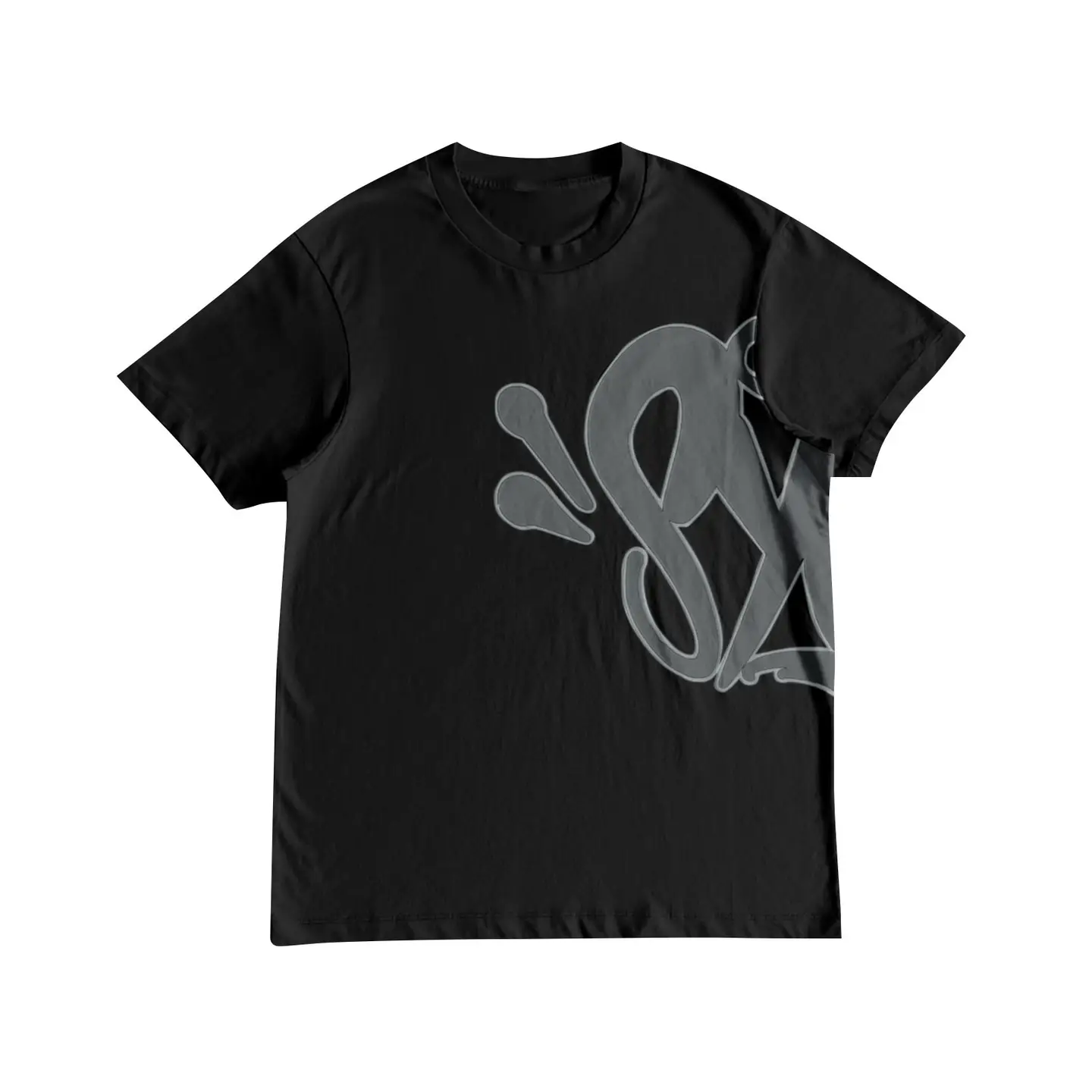 European and American Street Hip-Hop Men's and Women's Letter Printed Loose Short-Sleeved Tops Men's Summer Trendy Casual Sports Suits