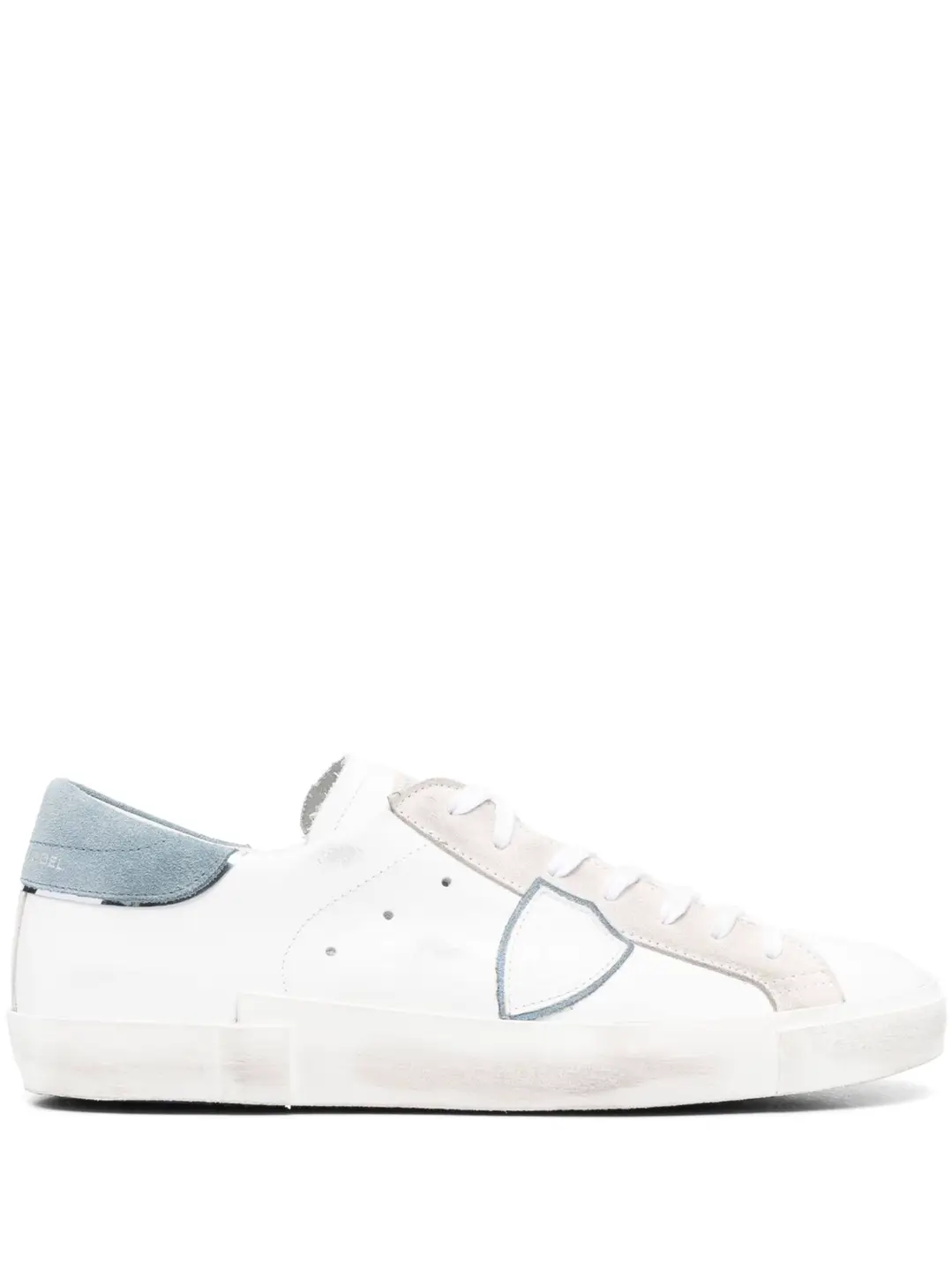 Philippe Model Paris Dirty Shoes, Small Dirty Shoes, Blue Tail Distressed Sneakers, Men's Shoes, Women's Shoes, Casual Shoes