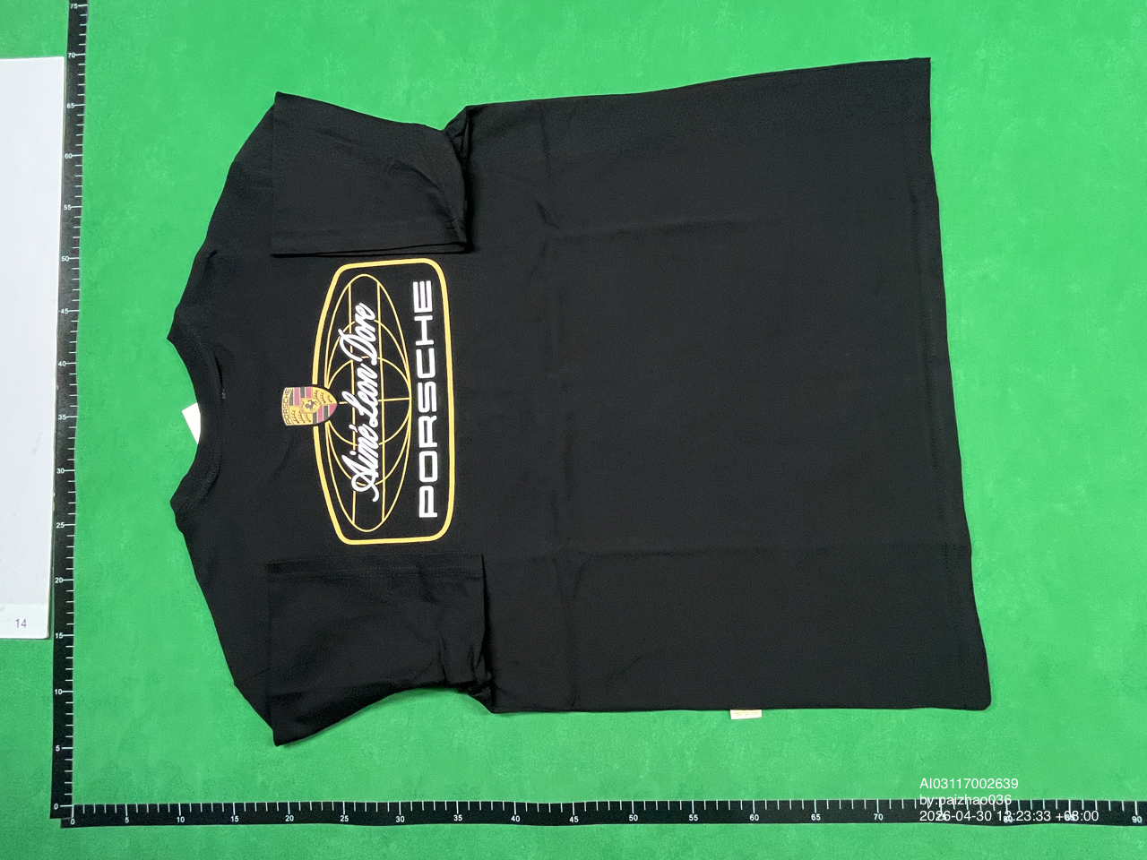 Car-Themed Short-Sleeve T-Shirt QC