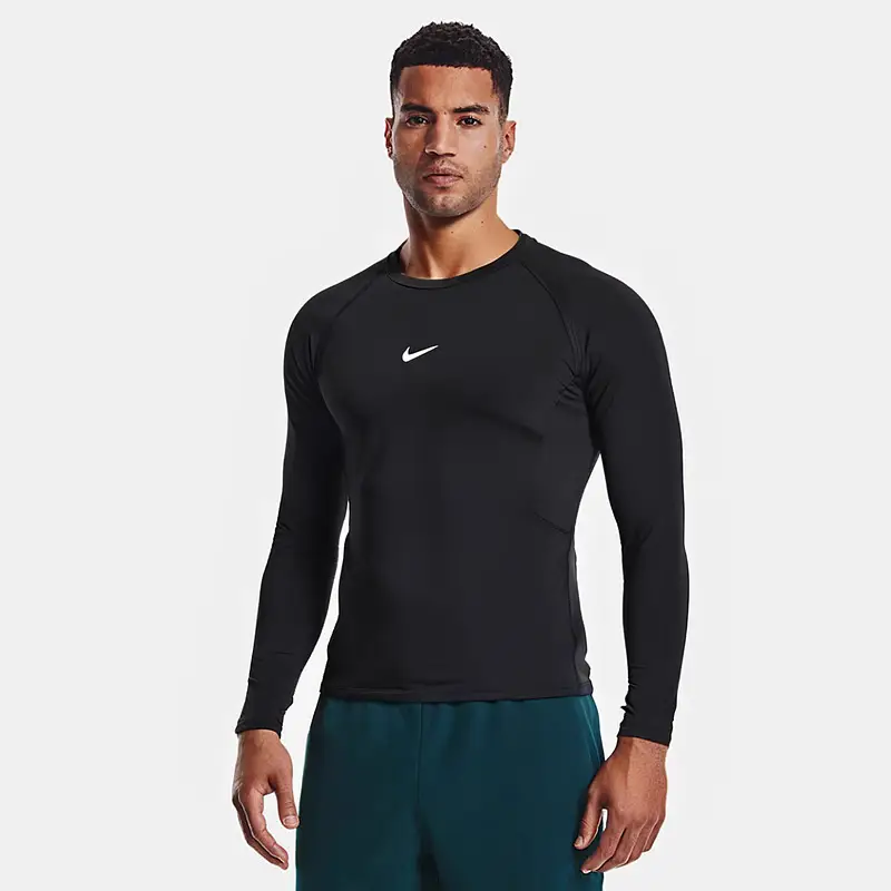 Nike Genuine Bodysuit Men New arrival Quick-Drying Long sleeves Sportswear Training Fitness Clothes T-Shirt Fb7920
