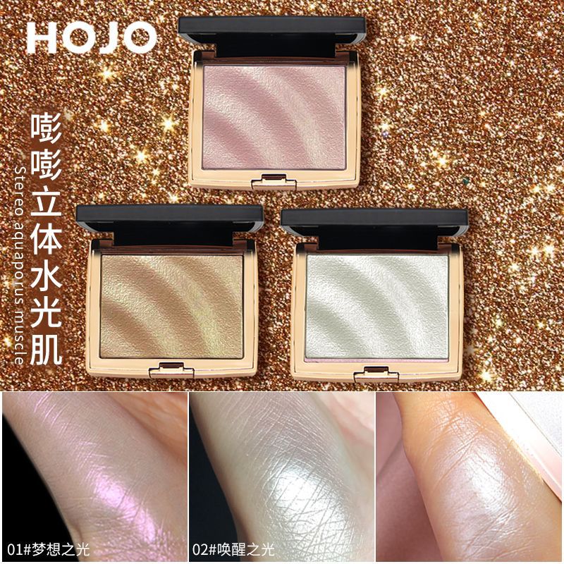 Source Factory Makeup HOJO Stereo Highlight Face Repair Plate Brightening Muscle Powder Beginners Beauty Makeup Brightening Shadows