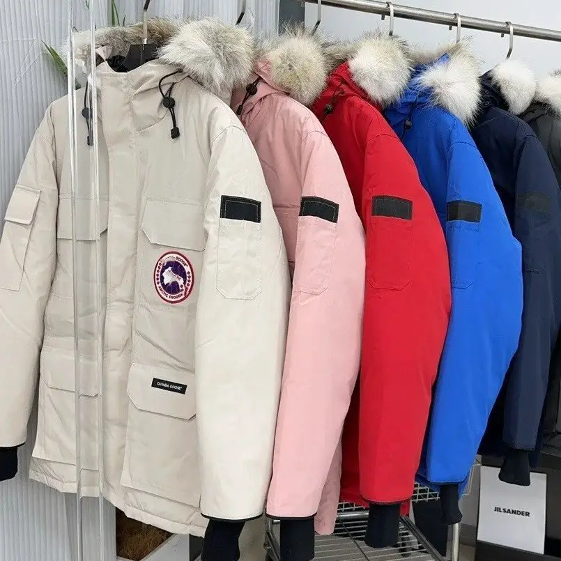 08款羽绒服男女情侣款中长款派克大衣保暖