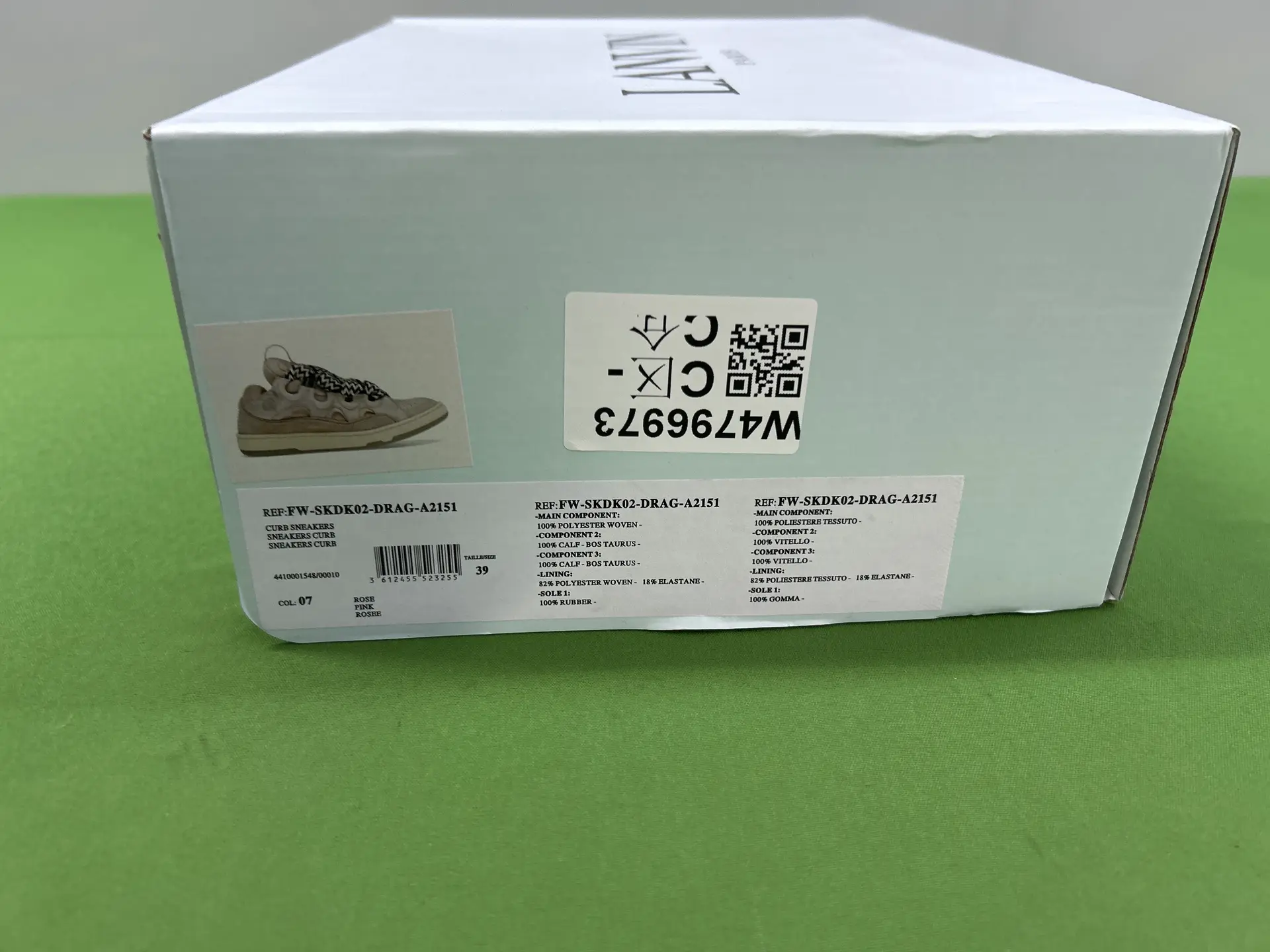 Lanvin Curb Sneakers