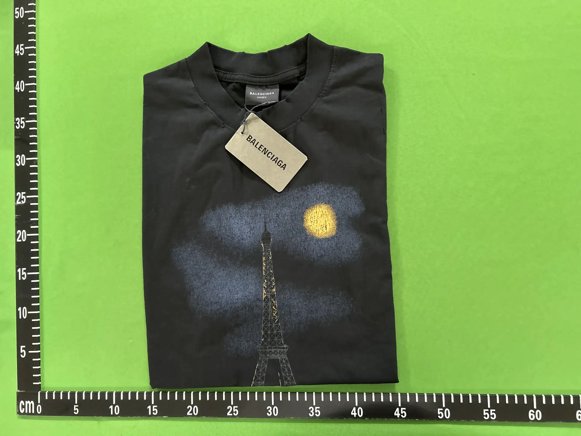 Balenciaga Eiffel Tower Graphic T-Shirt