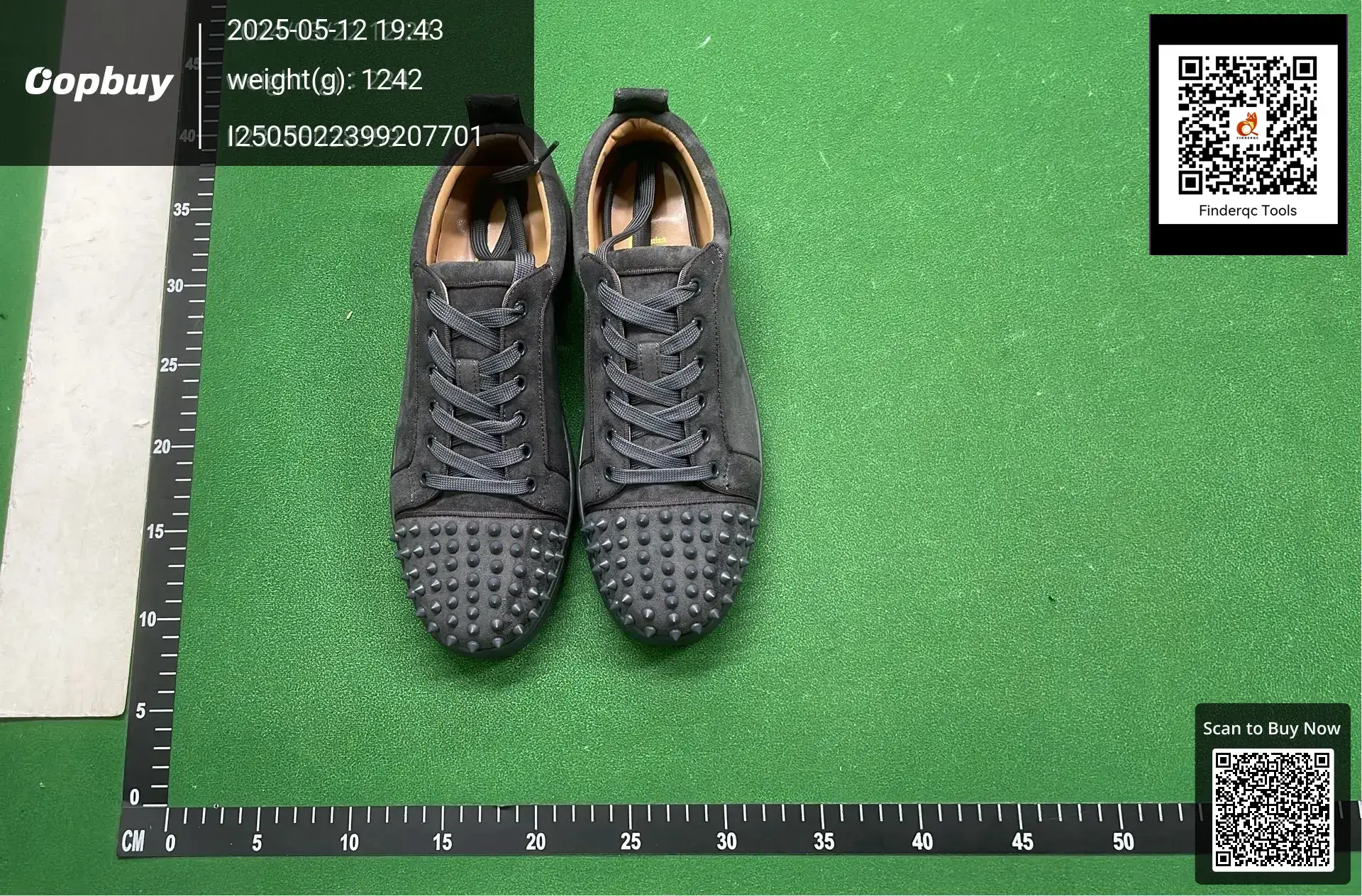 Cross-border CL red-soled shoes high-end new trend rhinestone low-top men's shoes plus size casual shoes for couples