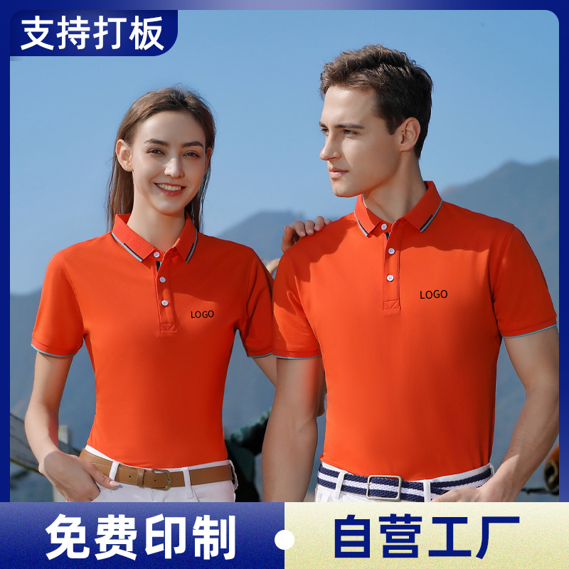 Business white collar group China Railway 10th Bureau cultural shirt enterprise polo shirt custom work clothes T-shirt logo high-end