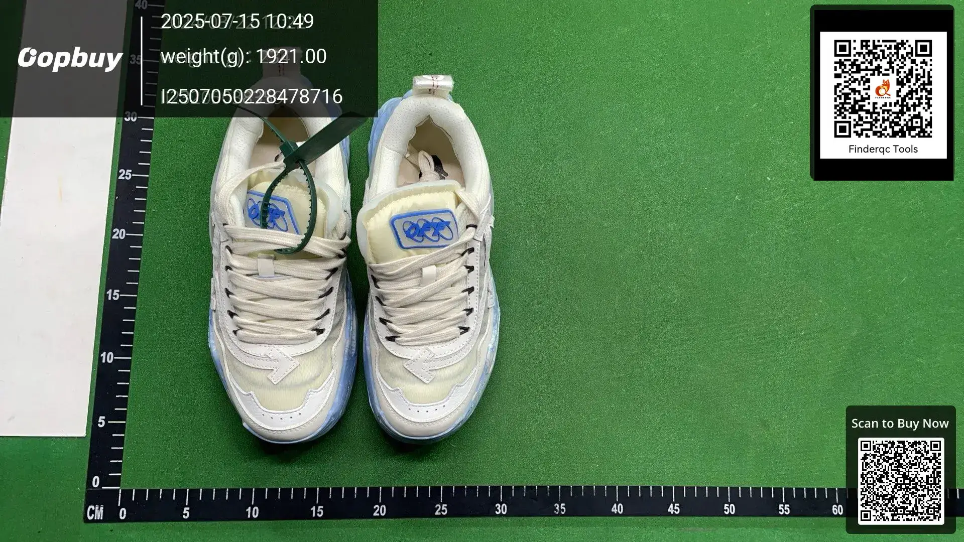 Off-White Odsy-1000 Cream Blue
