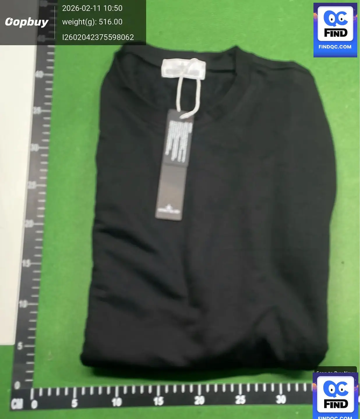Stone Island Long Sleeve T-Shirt Black