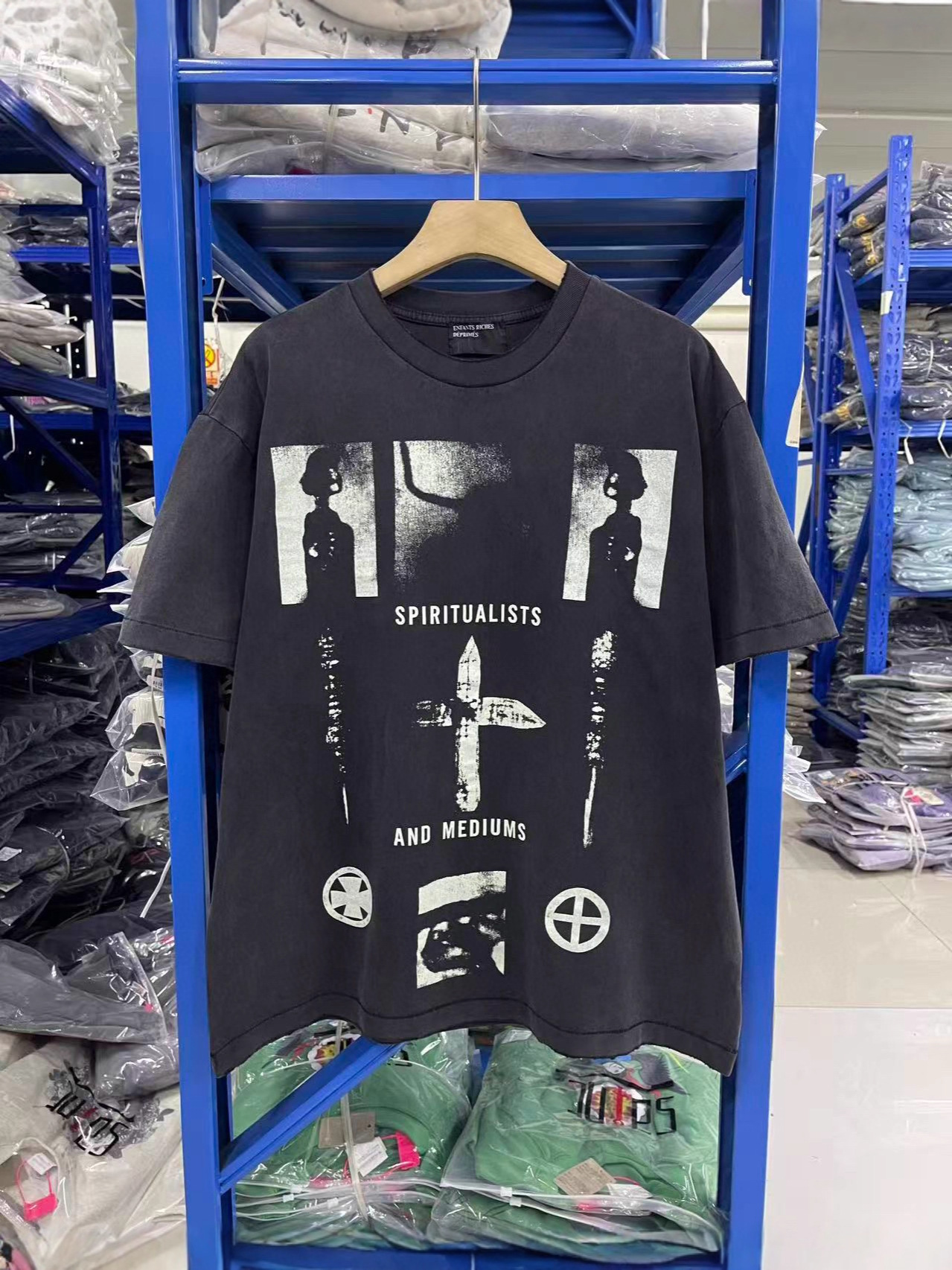 Enfants Riches Deprimes Erd Desperate Medium Printed Unisex Washed Vintage Short Sleeve Trend