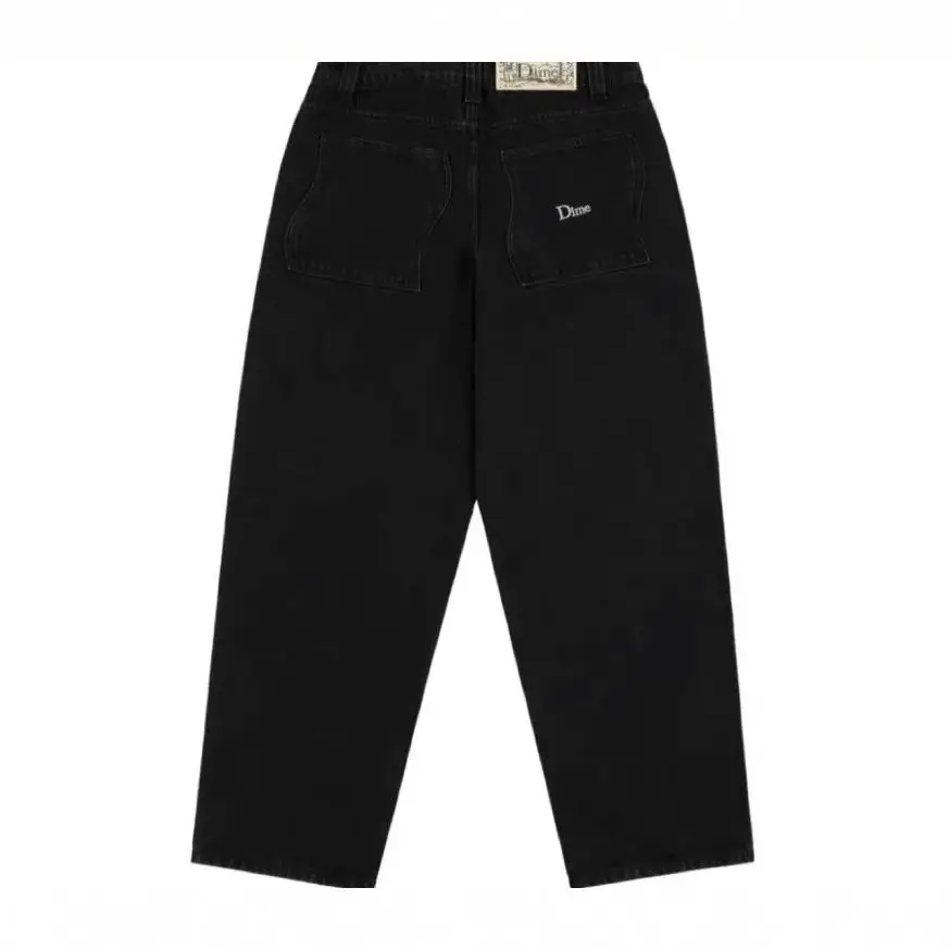 y直筒宽松休闲DENIM PANTS洗水牛仔长裤男