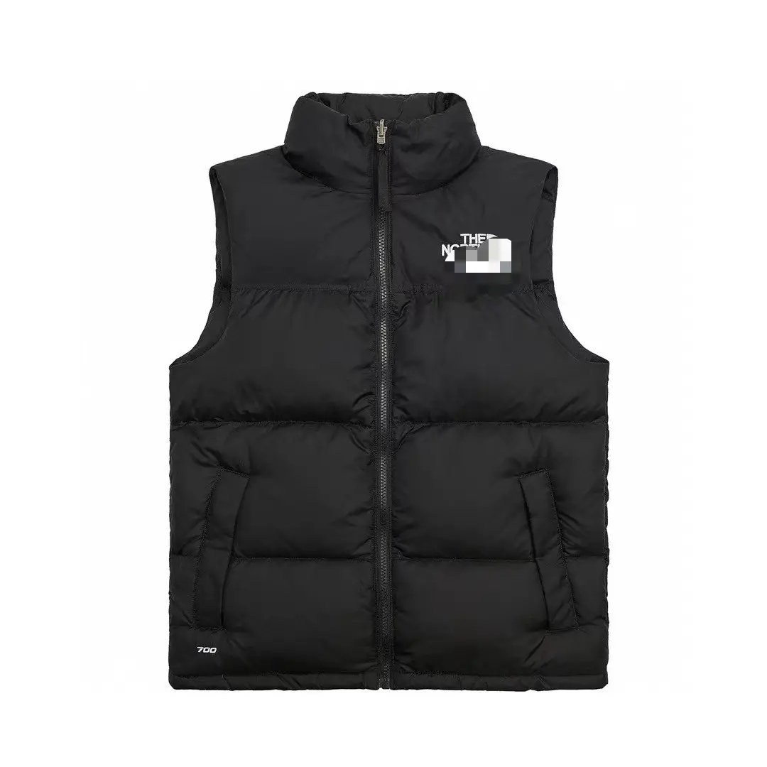 Beijia Beiface 1996 Unisex Vest American Version Loose-Fitting Tnf700 Embroidered down Jacket for Autumn and Winter