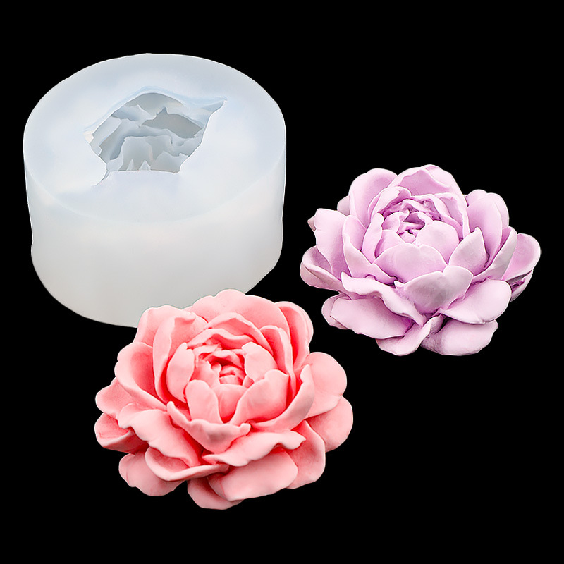 Tiger head jasmine silicone mold aromatherapy candle gypsum aromatherapy dripping glue ornaments chocolate mousse baking mold