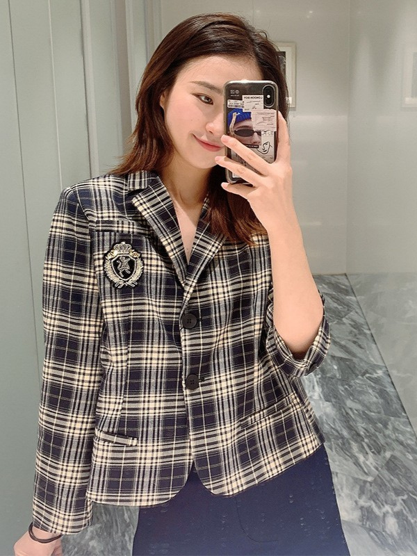 [Simeng] Royal Oak light luxury college style suit suit women's suit split skirt two-piece suit