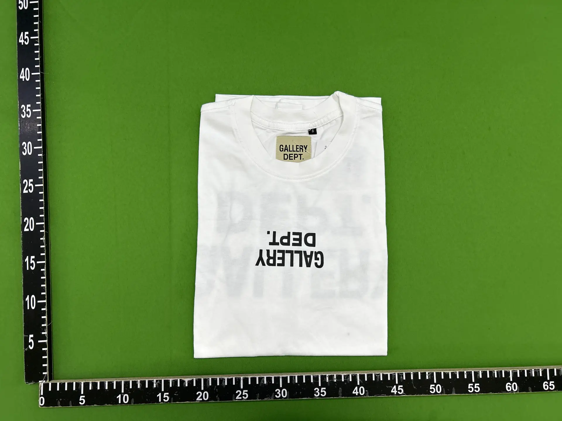 Wholesale Trendy Brand GALLERY DEPT TIDE Washed Vintage Slogan Letter Short Sleeve T-Shirt High Street Half Sleeve for Men and Women