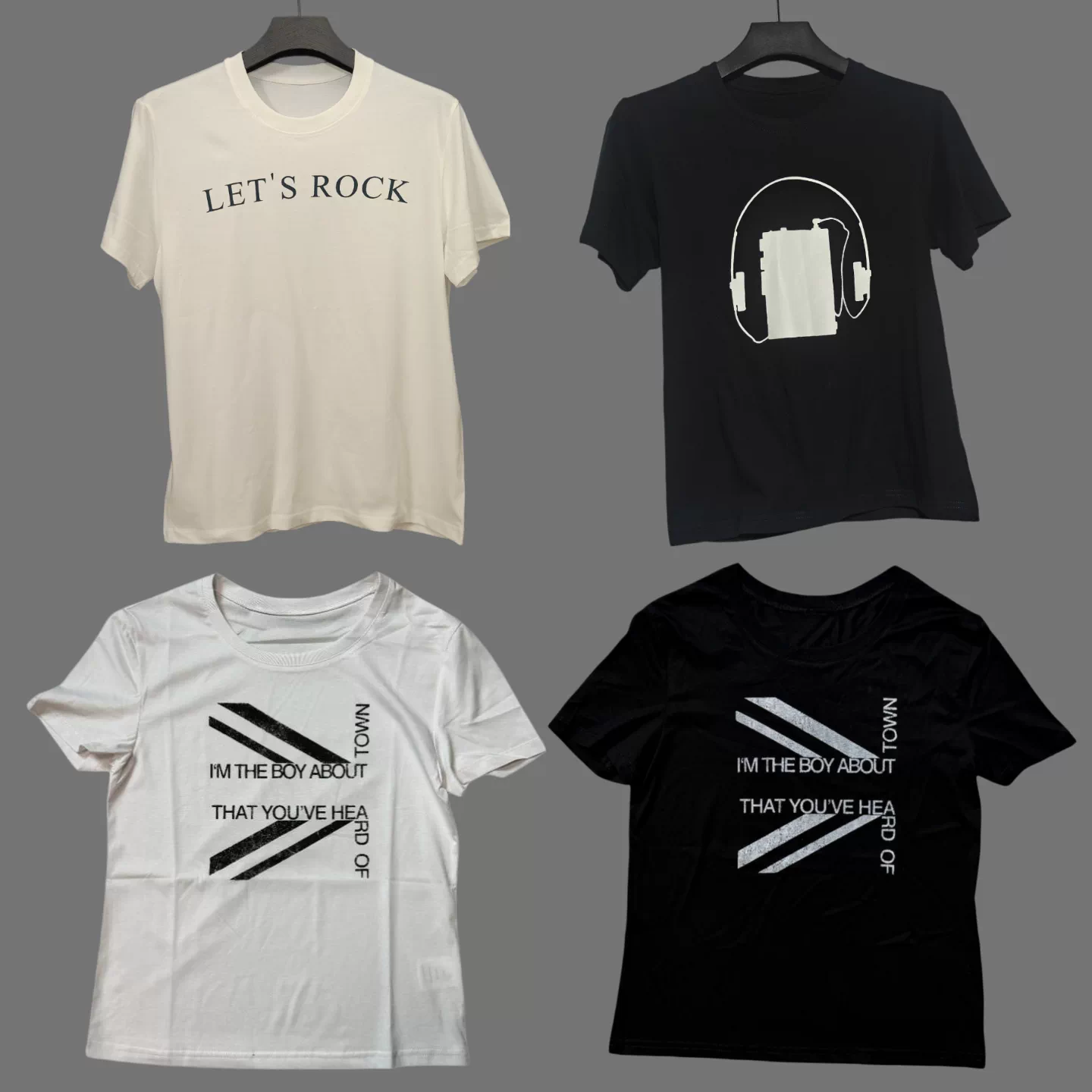 [in Stock] Early Adopter Dh Style Homme Short-Sleeve T-Shirt Hediboy High Street Skinny Fit