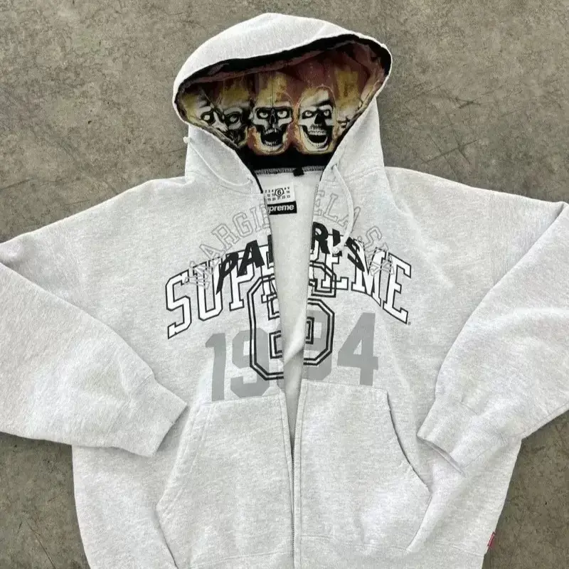 Zipper Cardigan 2025 New Cross-Border 1994 English Print National Trend Treasure Boy Hoodie