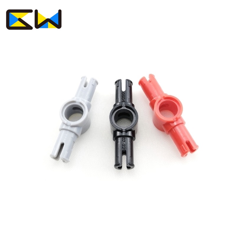 Small particle building block accessories compatible with Lego building block technology parts 87082 double-headed bolt connecting bolt