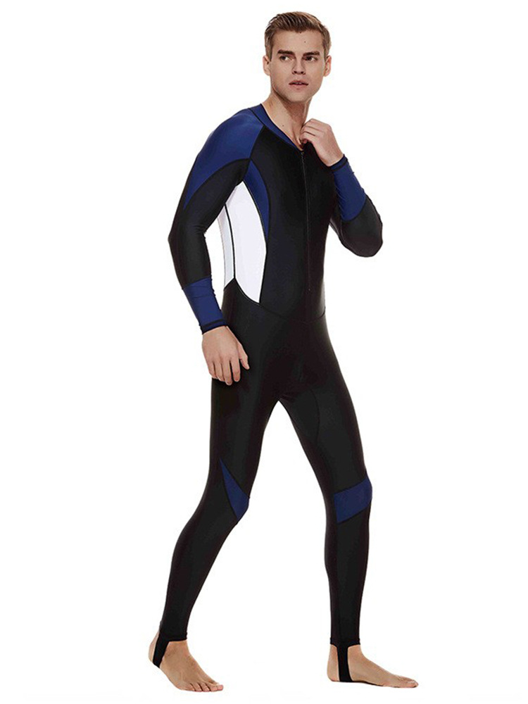 Shabart Men's Thin Material One-Piece Swimsuit Sunscreen Suit Jellyfish Suit Diving Suit Men's Snorkeling Equipment