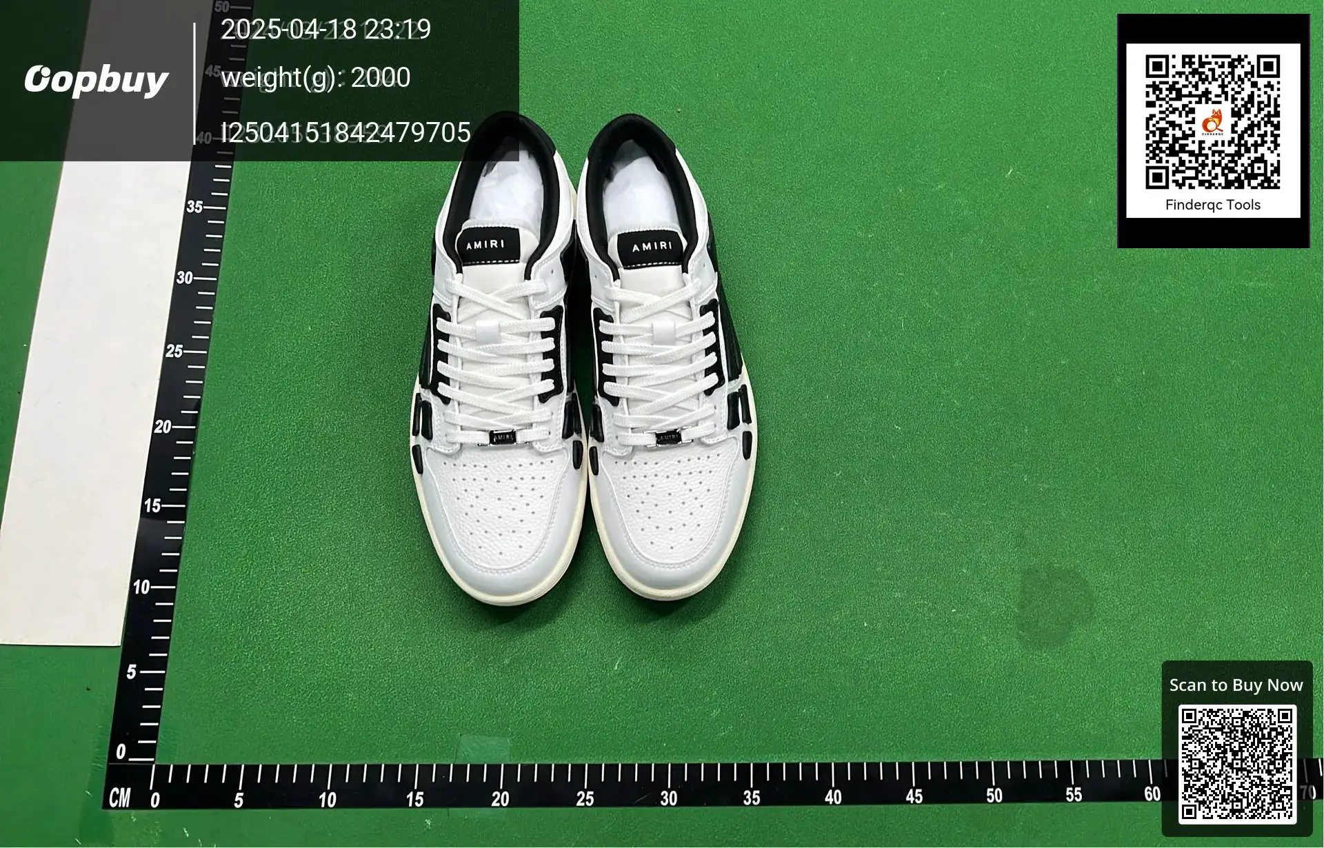 Amiri Skeleton Sneakers White Black